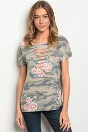  Floral Army T-shirt