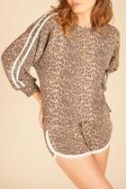  Leopard Boxy Sweatshirt