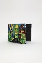  Vintage-monsters-frankenstein-print Handcrafted Billfold-wallet