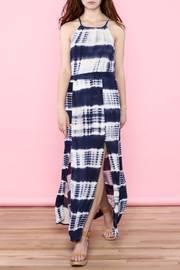  Navy Tie Dye Maxi Dress