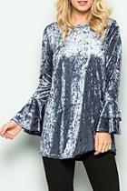  Crinkle Bell Top