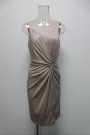  Round-neck Draping Dress