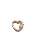  Small Sparking-heart Charm