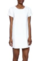 White Denim Dress