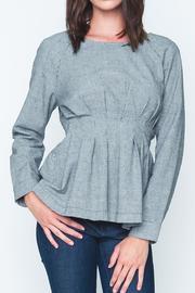  Waist Pleated Shirt