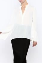  Flared Cuff Blouse