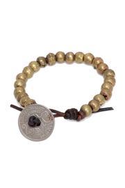 Brass & Leather Bracelet