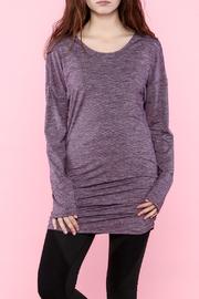  Purple Long Sleeve Tunic