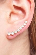  Long Rhinestone Earrings