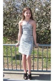  Juniors Black/white Dress
