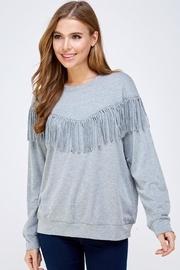  Tassel Sweater Top