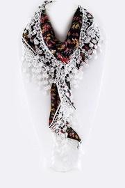  Floral Triangle Scarf