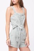  Front Button Detailed Romper