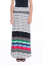  Colorful Striped Skirt