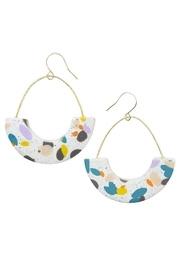  Speckled Clay Hoops