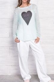  Aqua Heart Crewneck