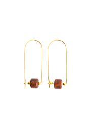  Brass Beaded Earrings