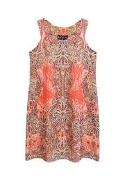  Coral Paisley Dress