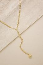  Chain-link Lariat Necklace