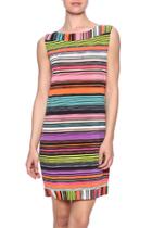  Multicolor Striped Dress