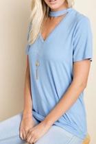  Choker Neck Tee