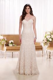 Scalloped Lace Gown