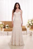 Scalloped Lace Gown
