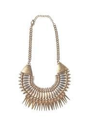 Spiked Gold Necklace