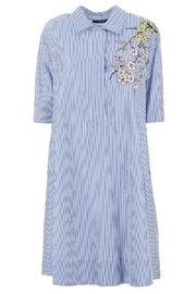  Iris Embroidery Dress