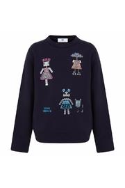  Crystallised Navy Sweatshirt