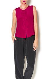  Silk Ruffle Top