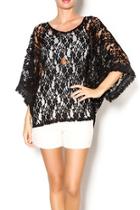  Lace Short Sleeve Top