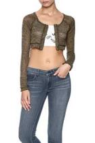  Cropped Knit Bolero