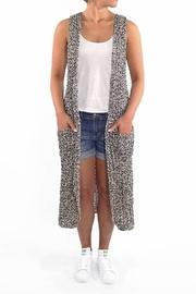  Ribbed Duster Vest