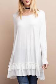  Ramona White Ruffle Top