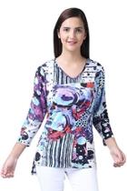  V-neck Hi-lo Tunic