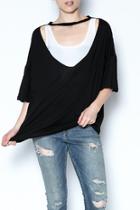  Metallic Back Tee