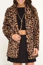  Long Sleeve Leopard-jacket