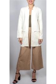  Knit Duster-jacket Ivory