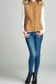  Quilted Fur Vest