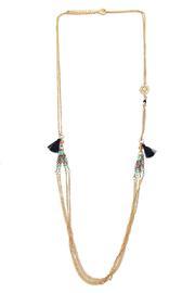  Side Tassel Necklace