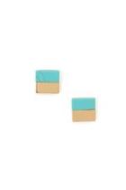  Turquoise Effect Studs