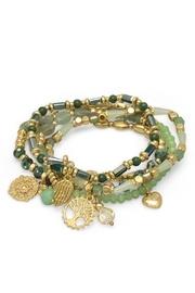  Green Charm Bracelet
