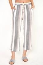  Summer Stripe Drawstring Pant
