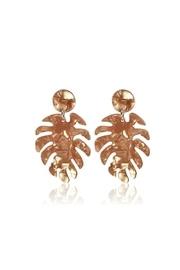  Palm Leaf Acetate-earrings