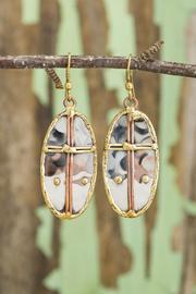  Divya Cross Earrings