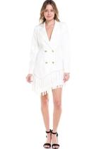 Tassel Blazer Dress