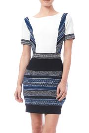  Jacquard Sheath Dress