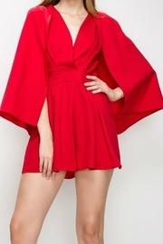  Caped Short Romper