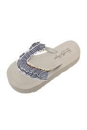  Stripe Rhinestone Sandal